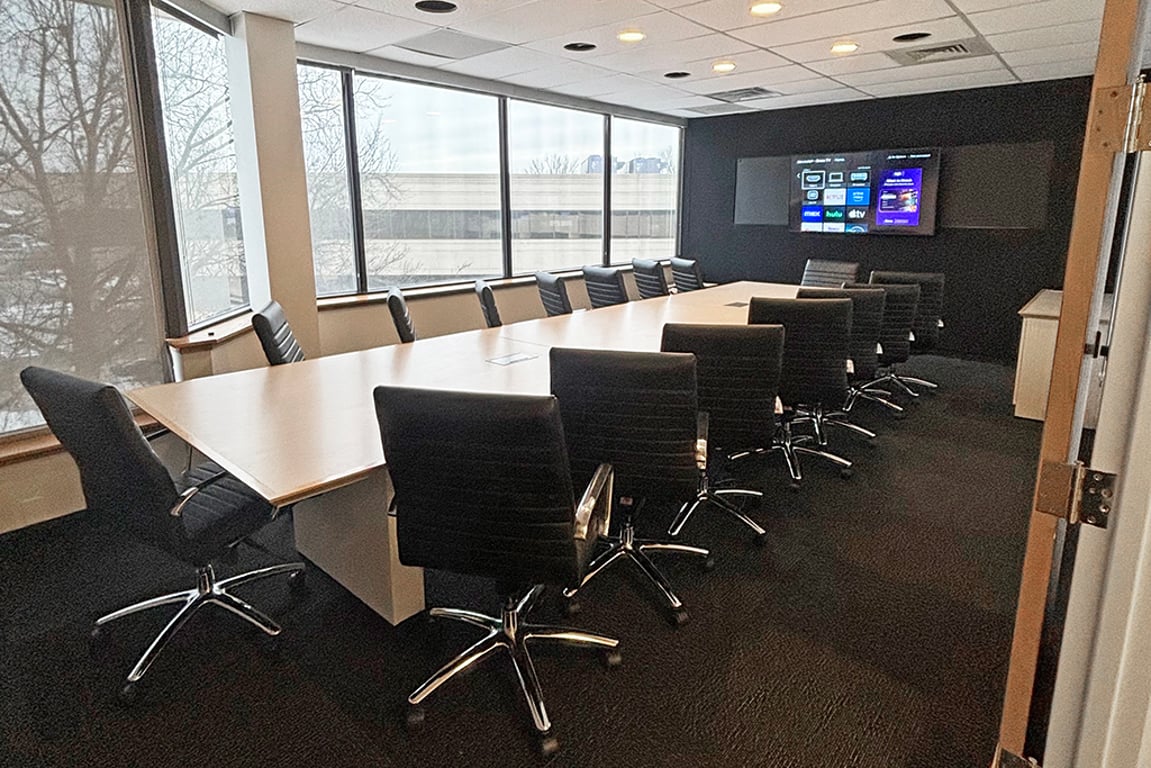 An interior shot of 16 Person Meeting Room