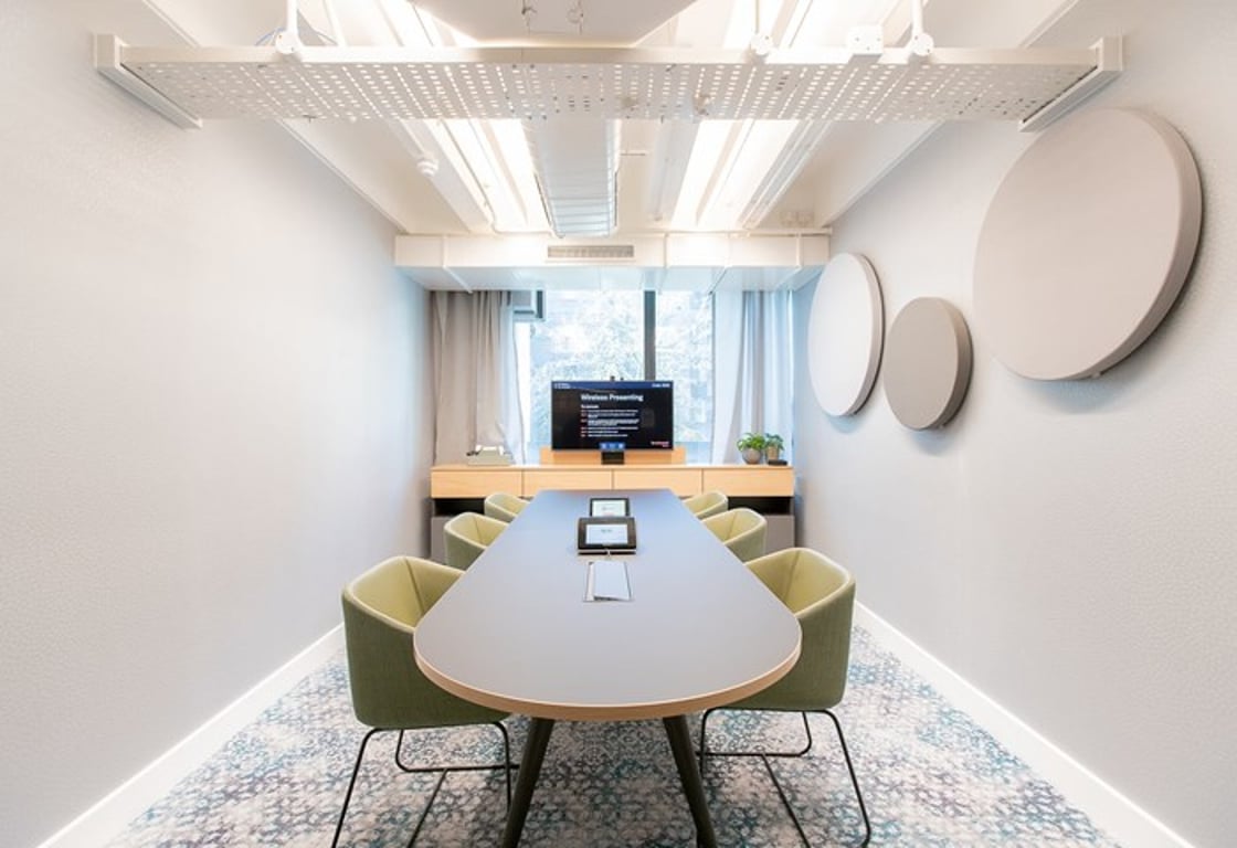 An interior shot of Room 1