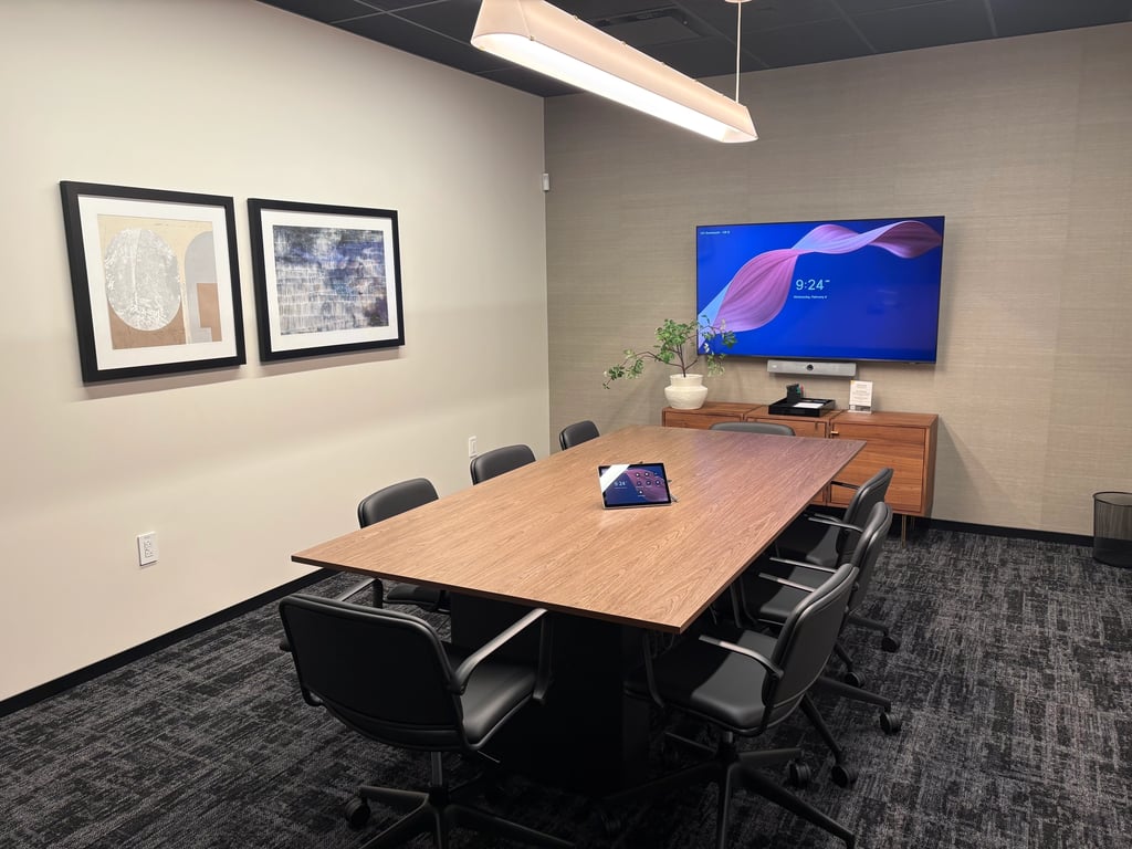 An interior shot of Conference Q