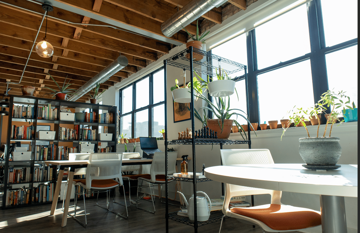 An interior shot of Second Shift