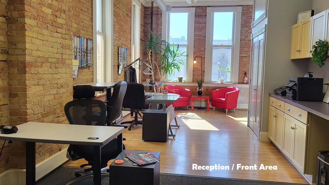An interior shot of ETC Coworking