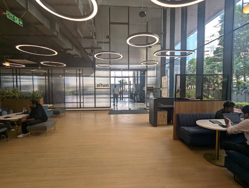 An interior shot of Awfis - MyScape Weave