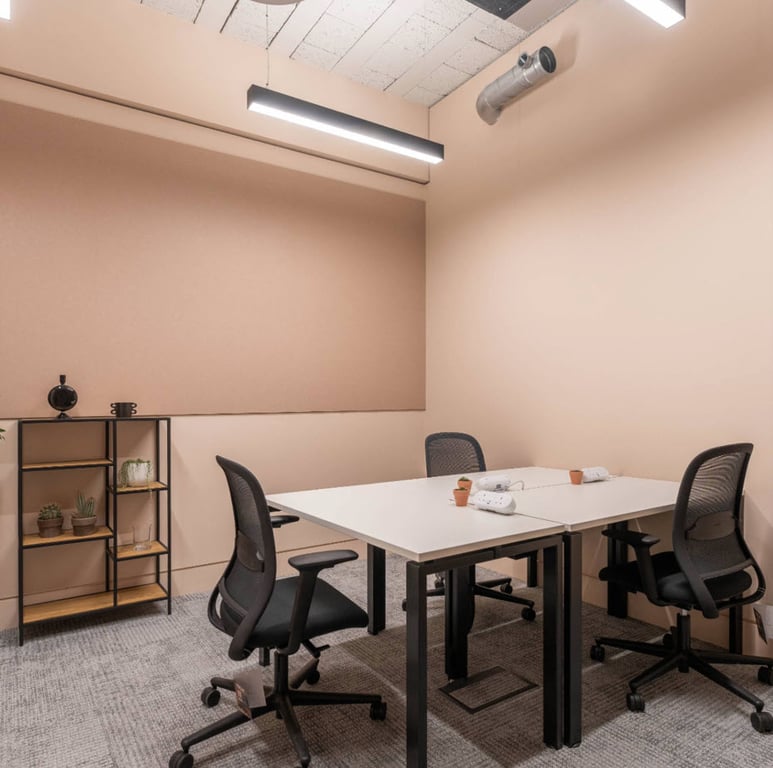 An interior shot of Small Office