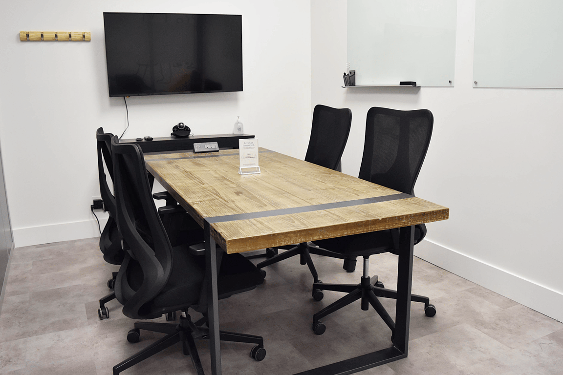 An interior shot of Workroom