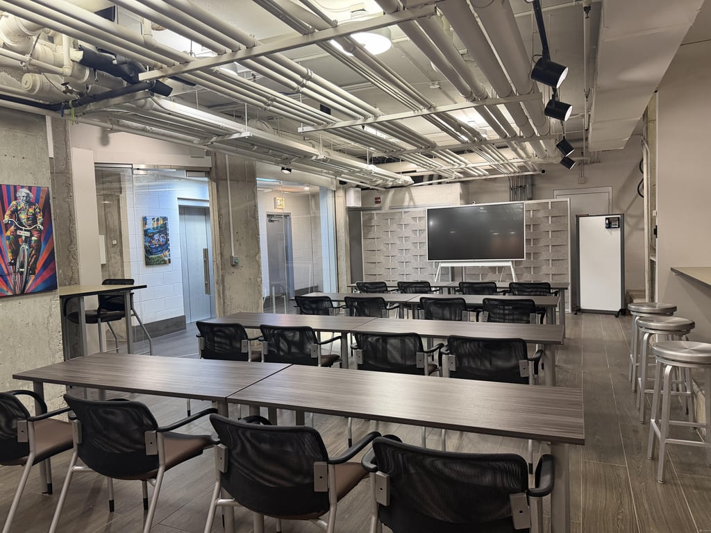 An interior shot of Lower Level Event Space