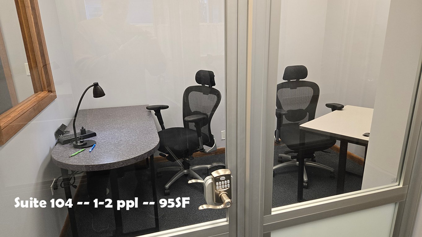 An interior shot of Private office -- Suite 104