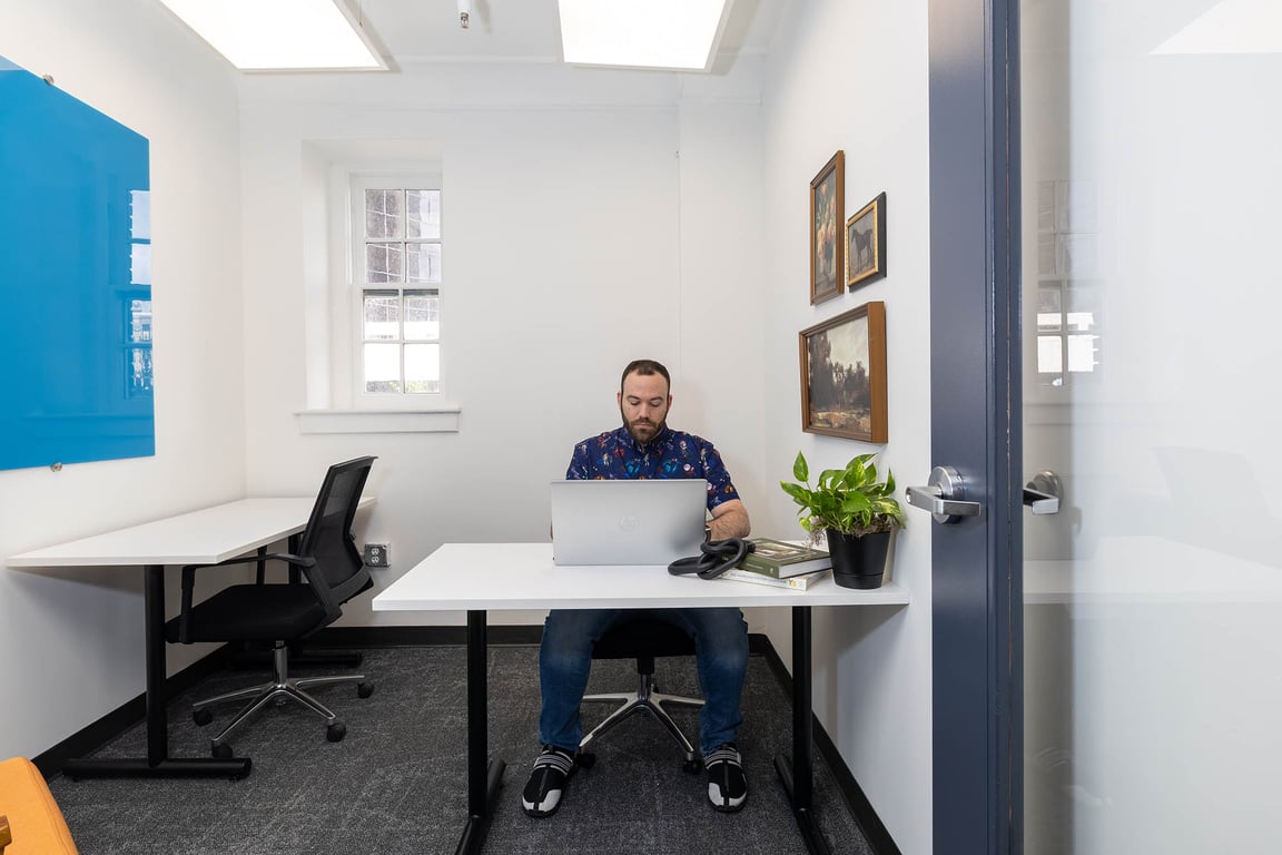 An interior shot of Private Day Office