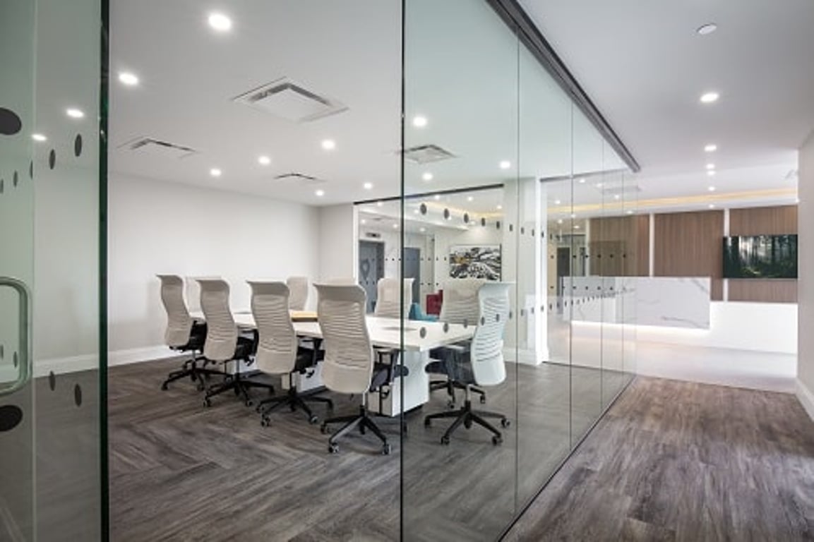 An interior shot of Executive Boardroom in Lower Lonsdale