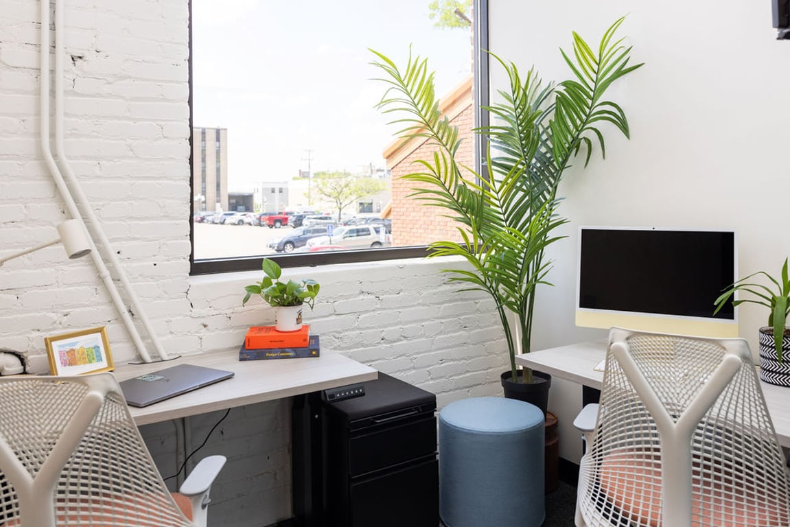 An interior shot of Double Private Office