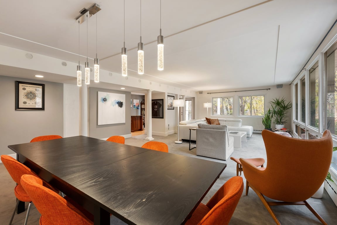 An interior shot of Coco Retreat House
