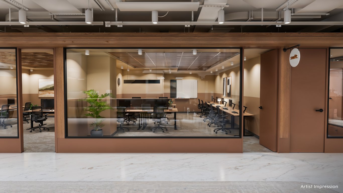 An interior shot of Suite 32