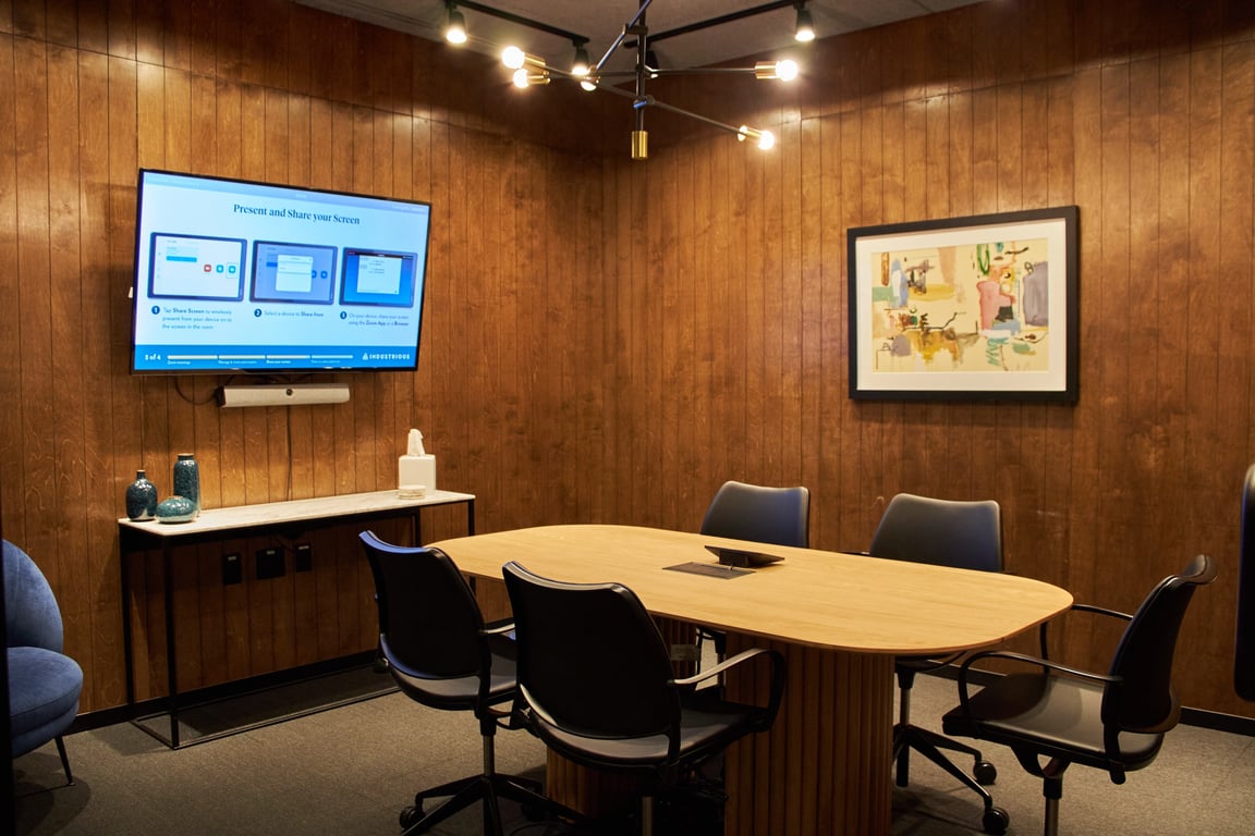 An interior shot of Conference A