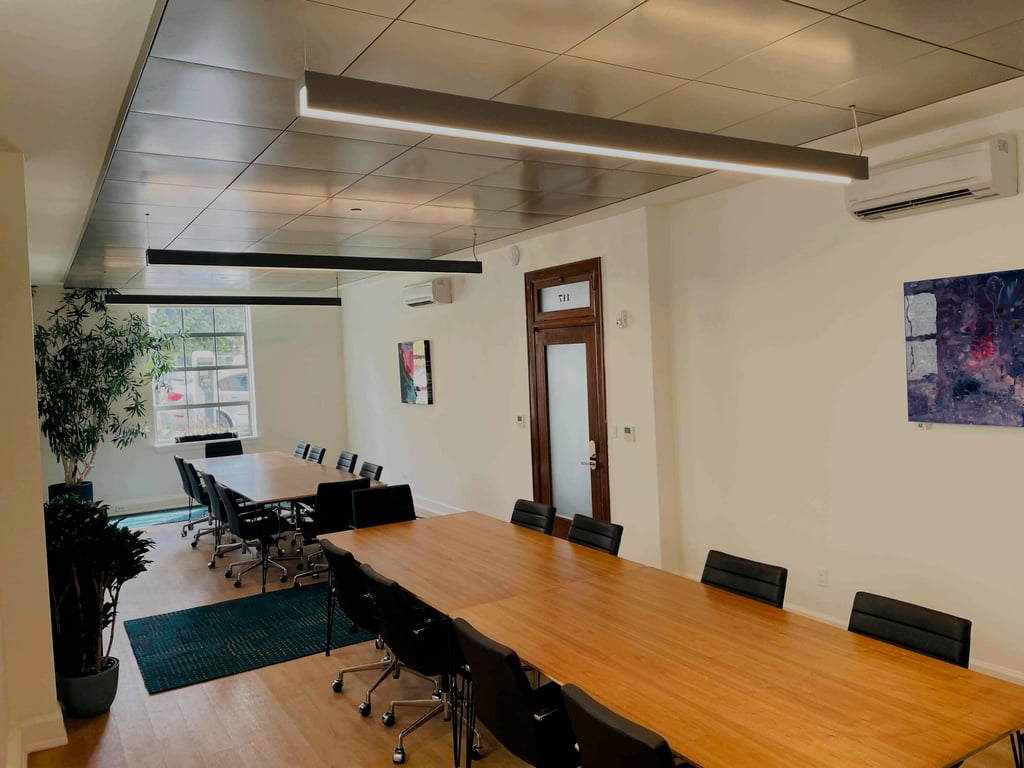 An interior shot of Boardroom