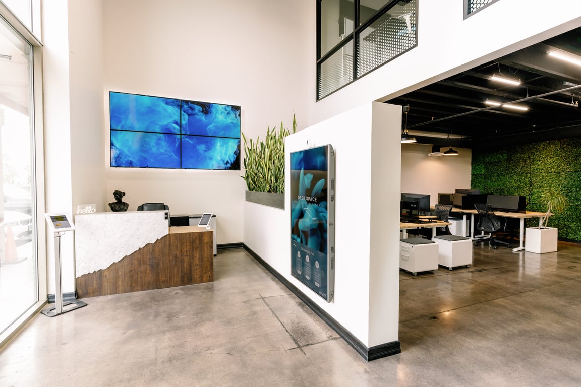 An interior shot of Corporate Coworking
