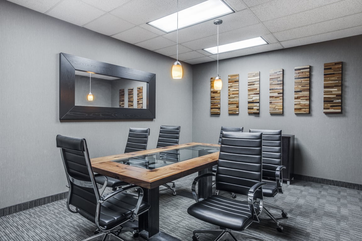 An interior shot of Conference Room 1