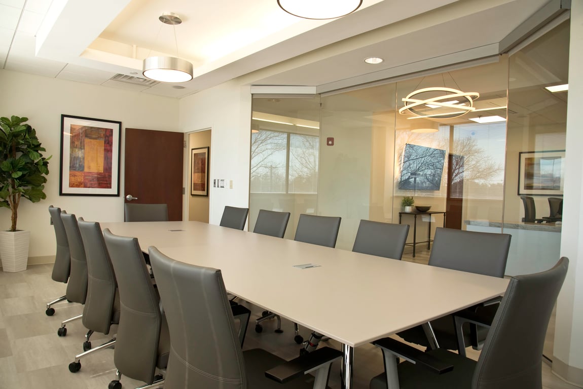 An interior shot of Boardroom