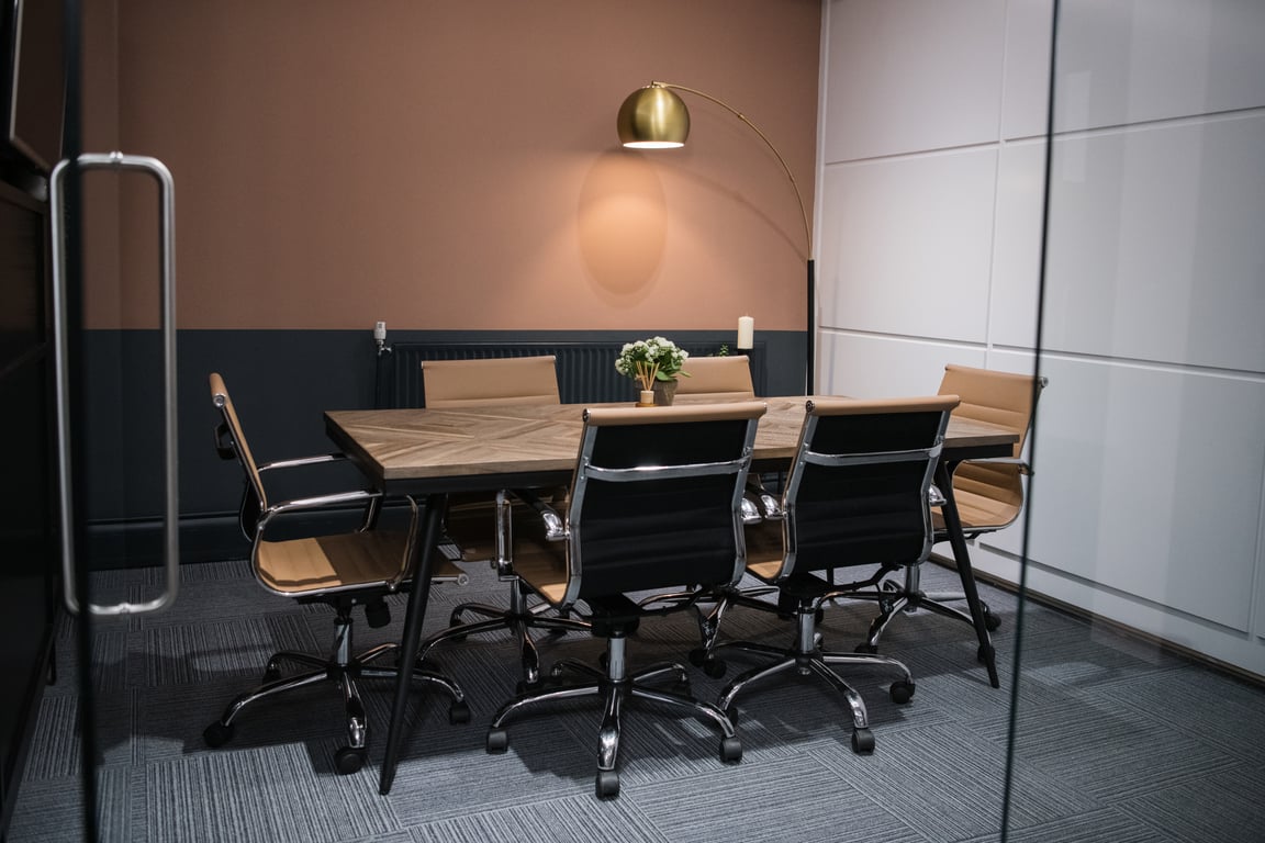 An interior shot of Peach Suite