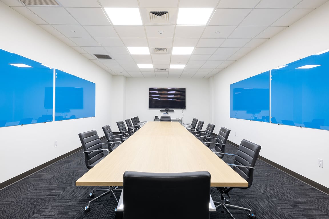 An interior shot of Boardroom
