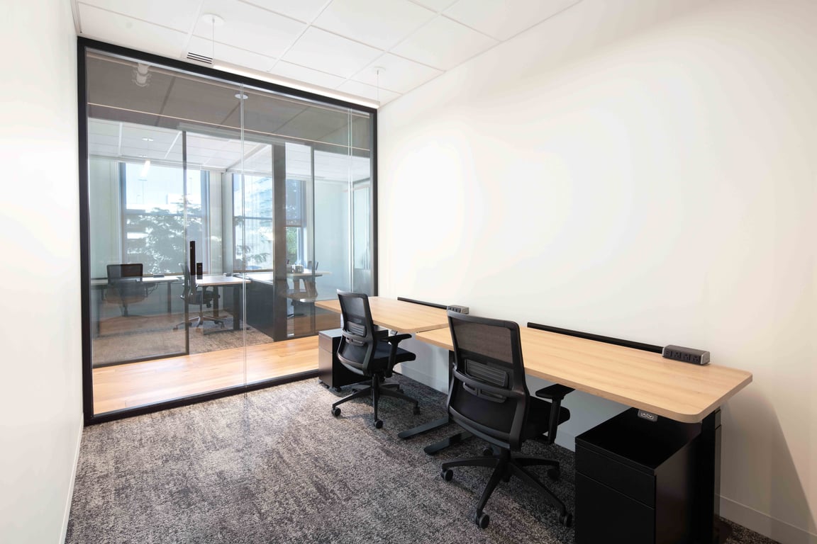 An interior shot of 1-2 Person Private Office