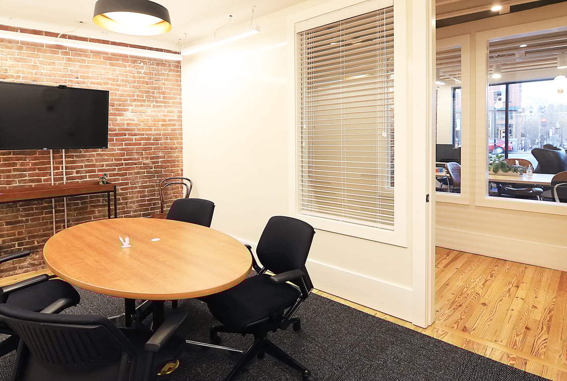 An interior shot of Room 110