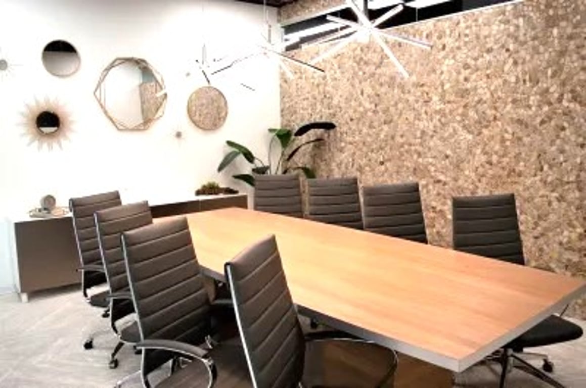 An interior shot of The Johnson Boardroom