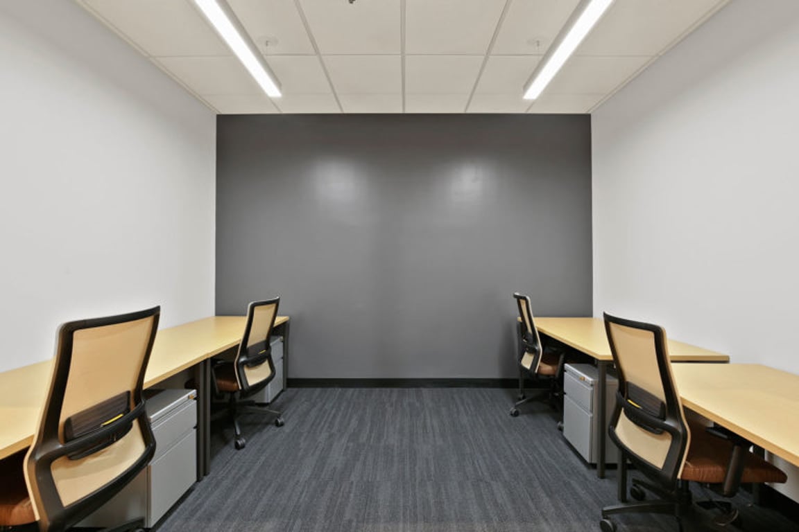 An interior shot of 4-person office