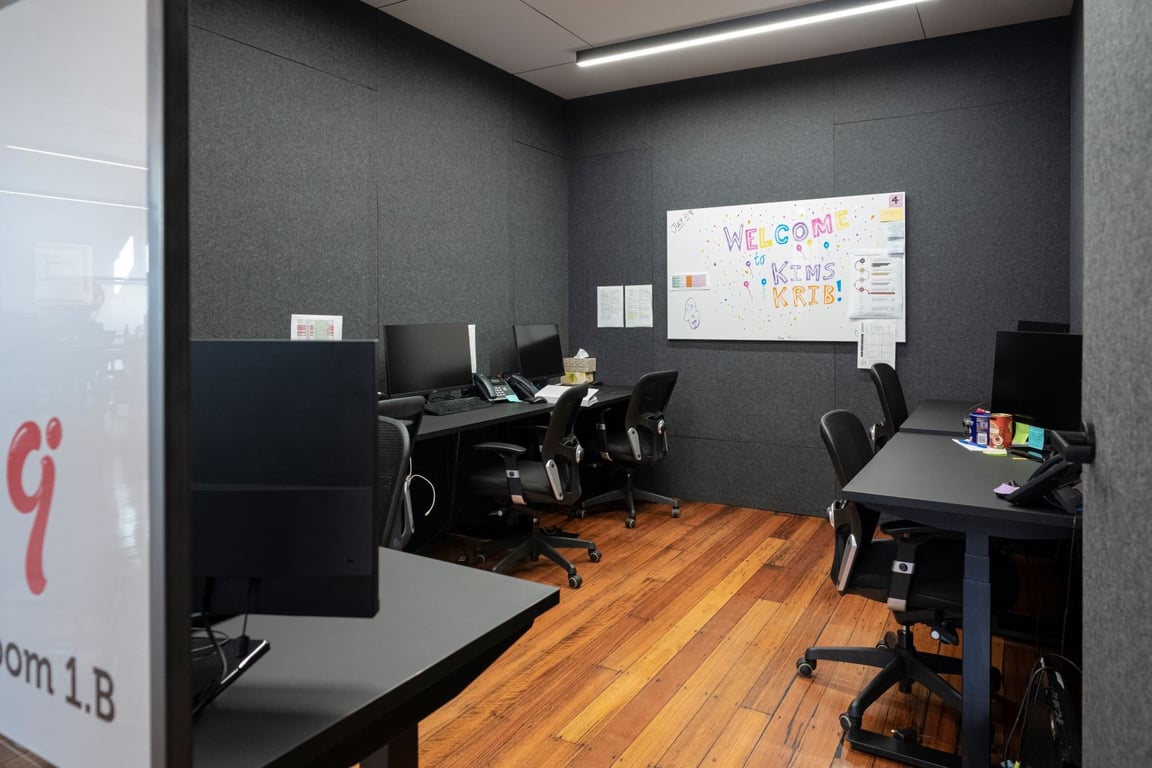 An interior shot of OFFICE 1DE