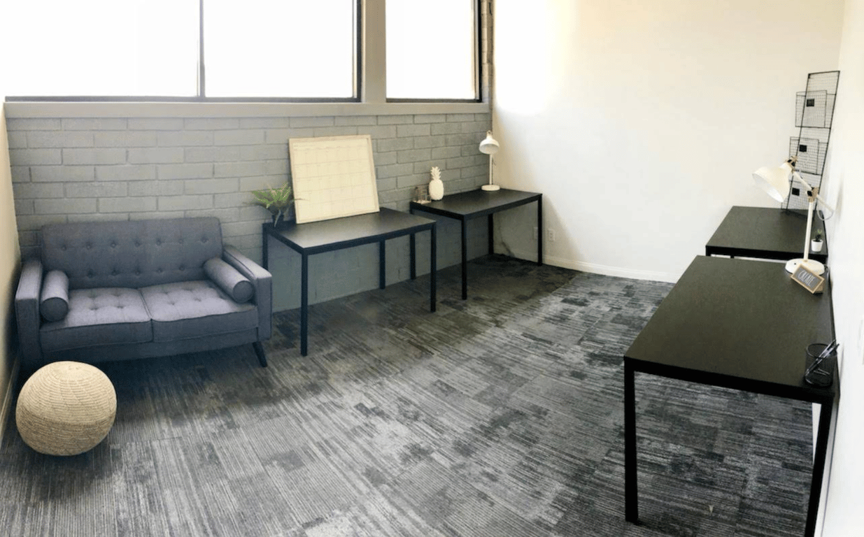 An interior shot of Private Office - 205 sq ft (Window) (#108)