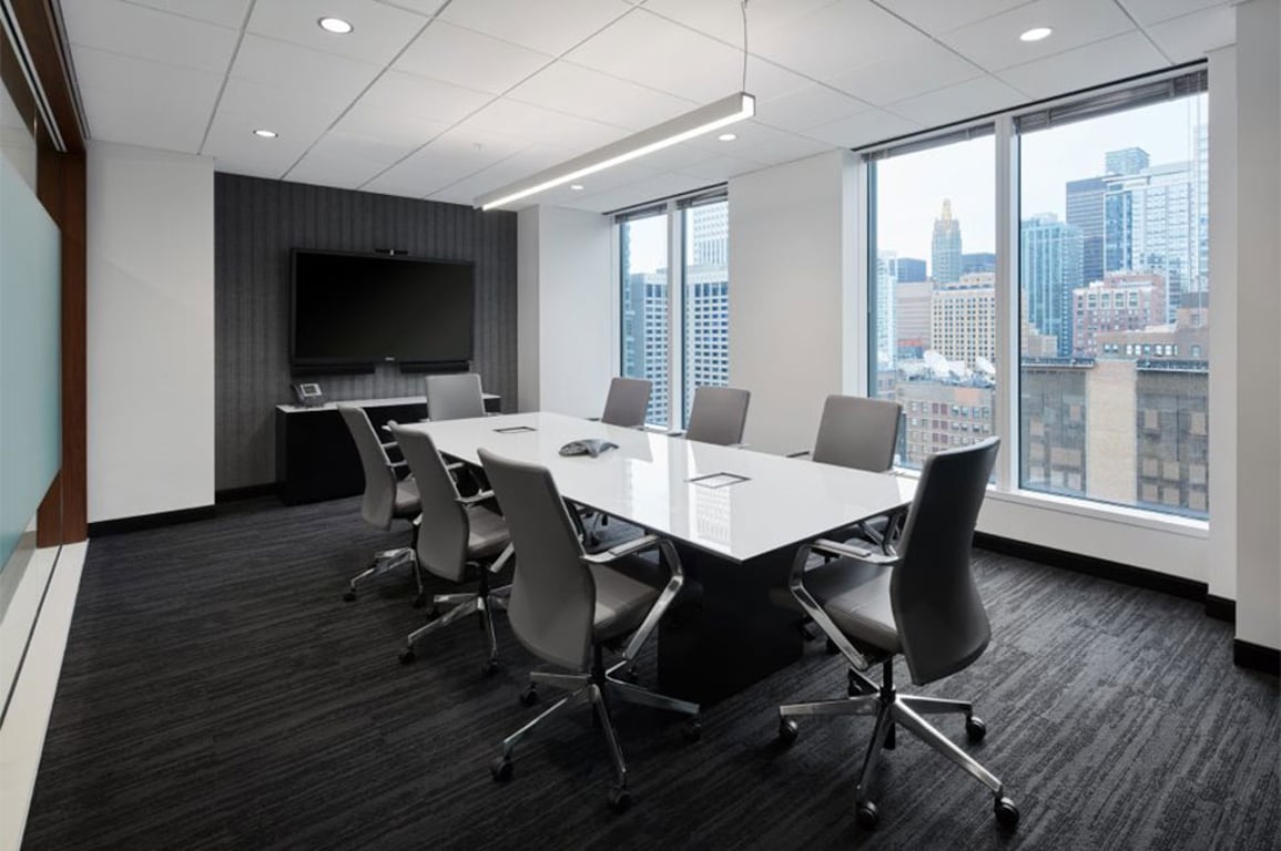 Contemporary Conference Room near CTA Lines