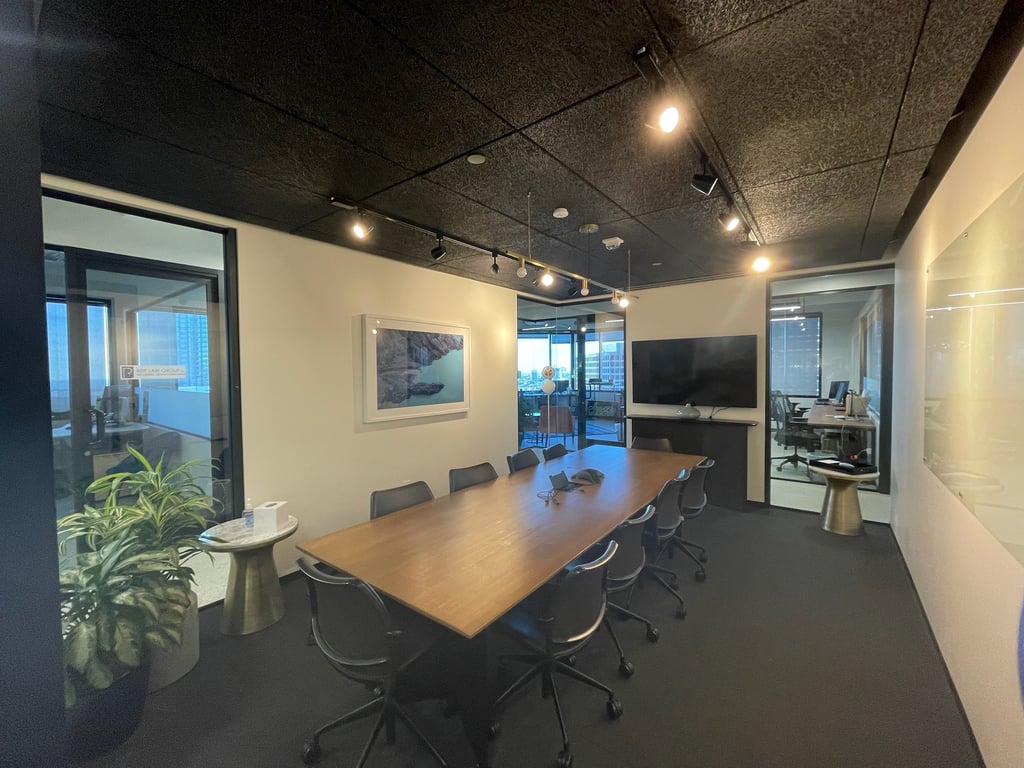 An interior shot of Conf Room G