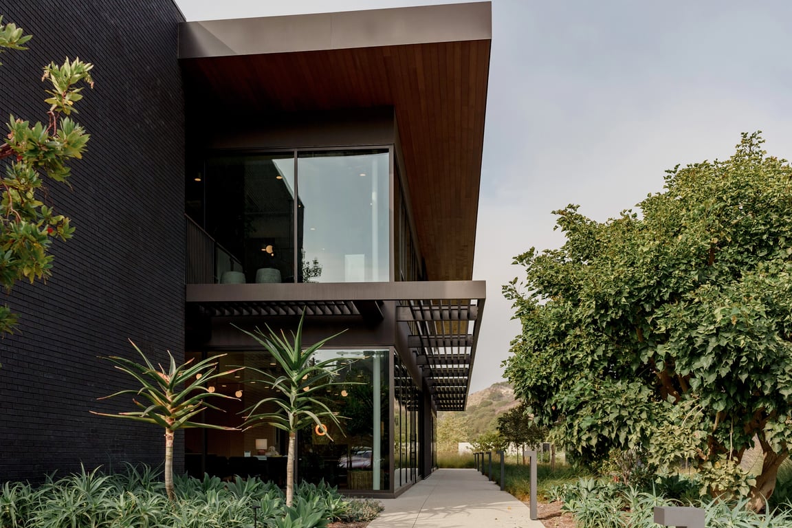 An interior shot of Industrious - Malibu