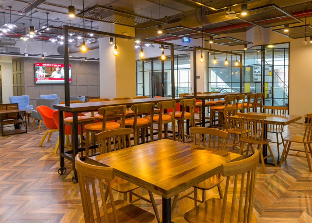 An interior shot of Awfis - The Kode