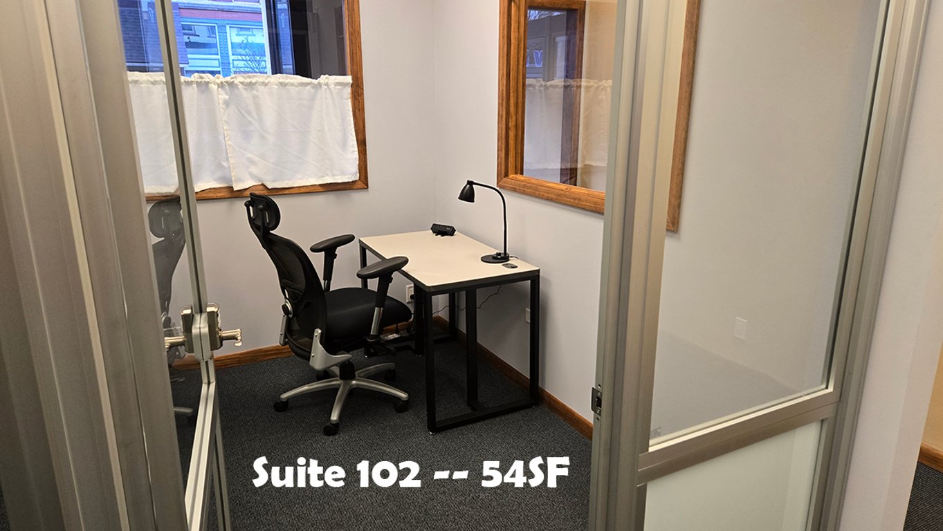 An interior shot of Private Office -- One Person
