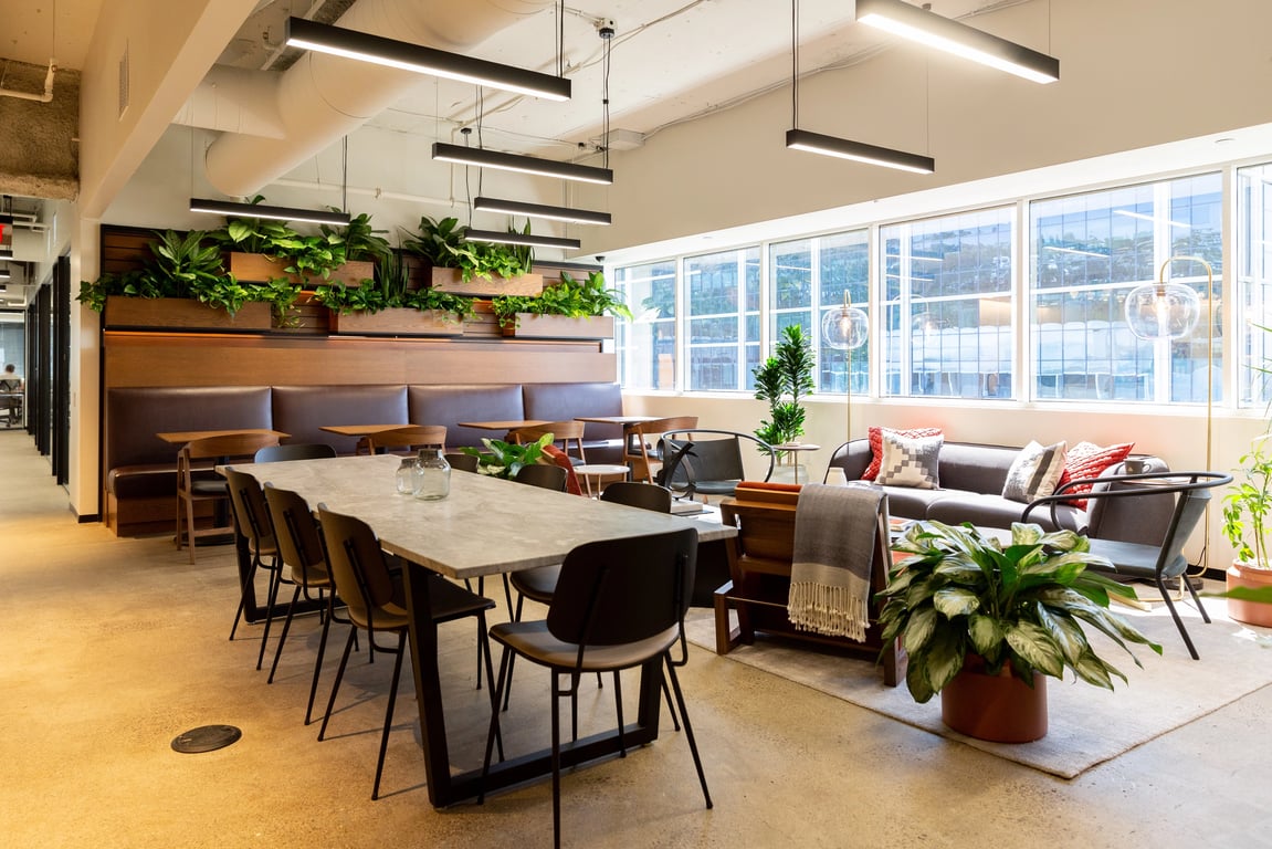 An interior shot of Industrious - West Hollywood - 9255 Sunset Blvd