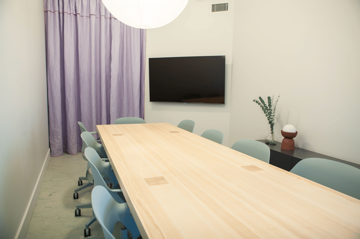 An interior shot of Meeting Room
