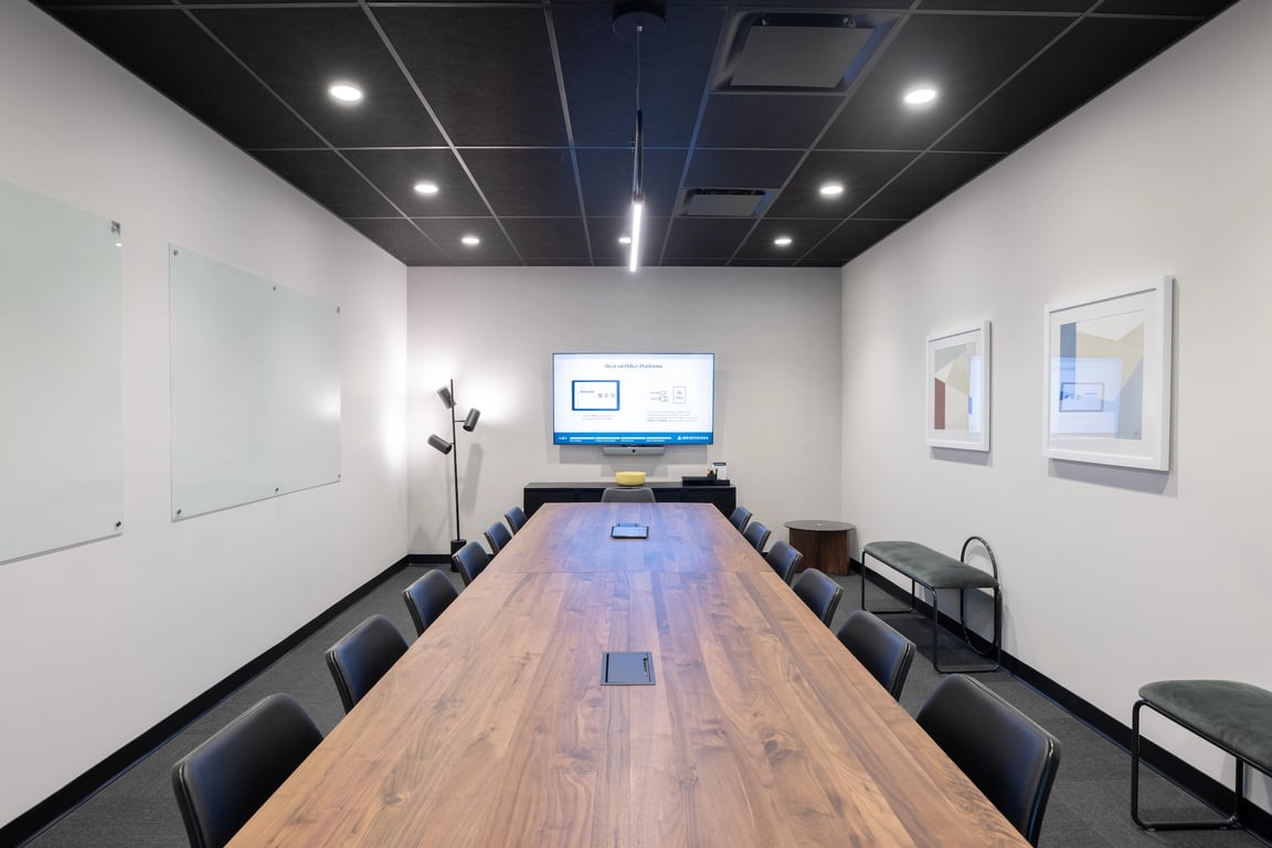 An interior shot of Conference Room A