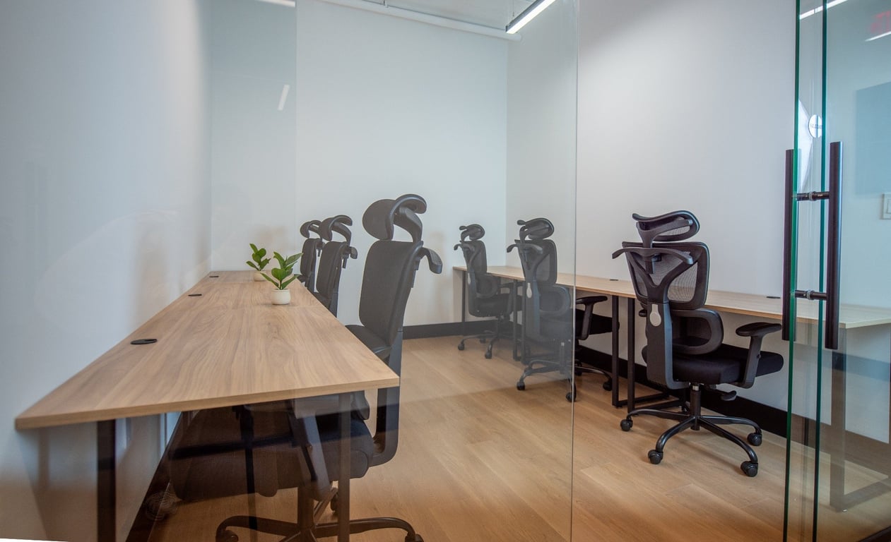 An interior shot of Office for 6 people
