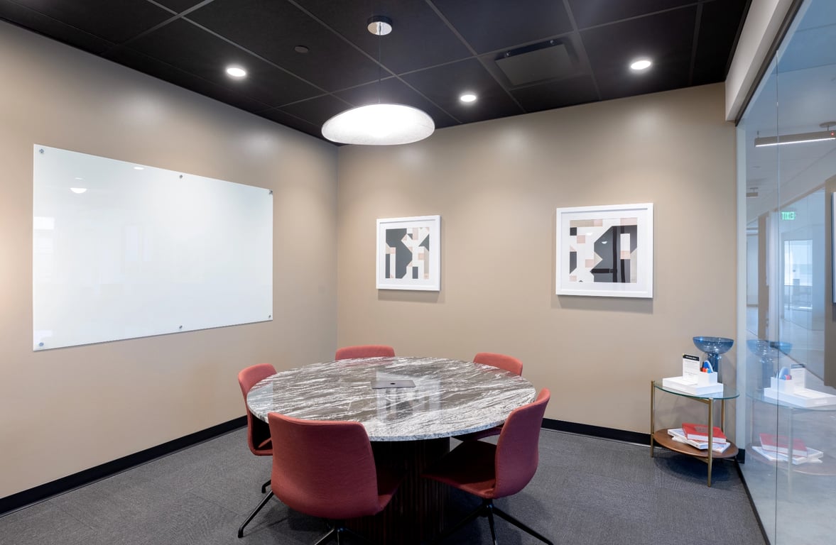 An interior shot of Conference Room F