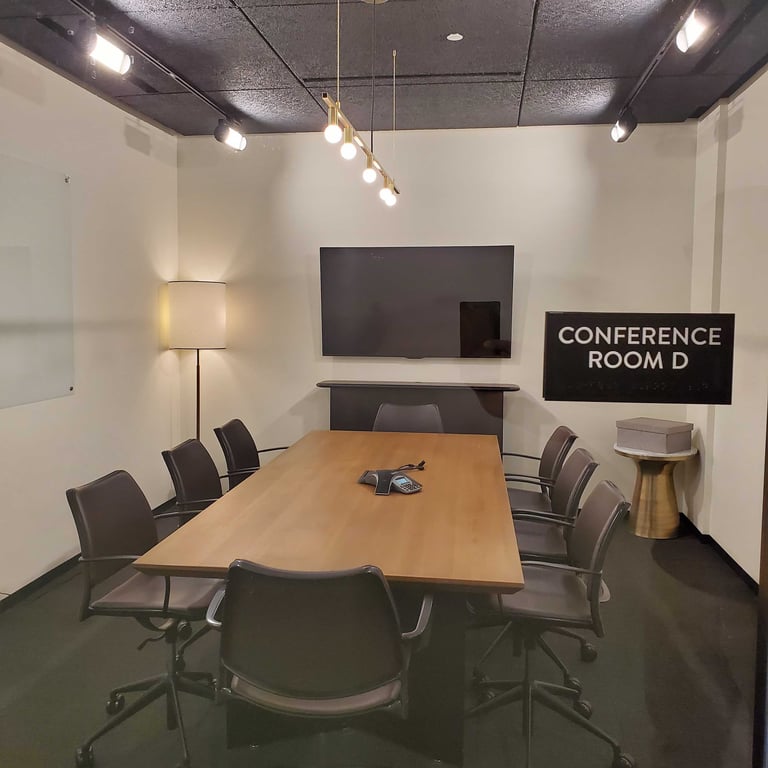 An interior shot of Conference D