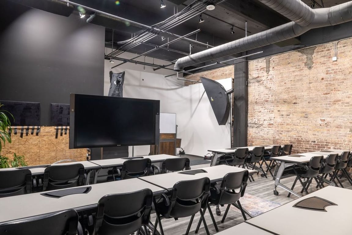 An interior shot of 25 Person Classroom / Training Room in Pasadena