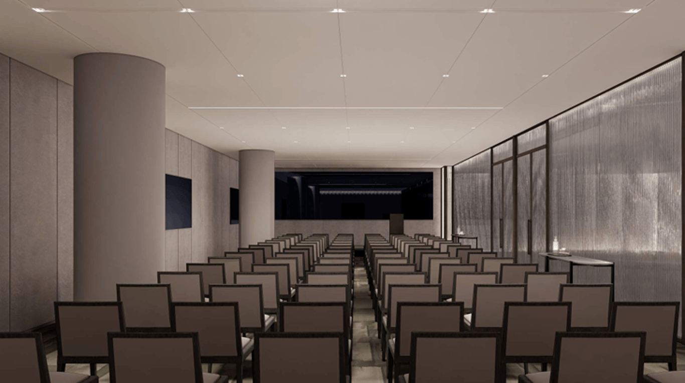 An interior shot of Presentation Room