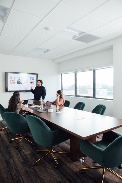 An interior shot of Parada 18 Conference Room