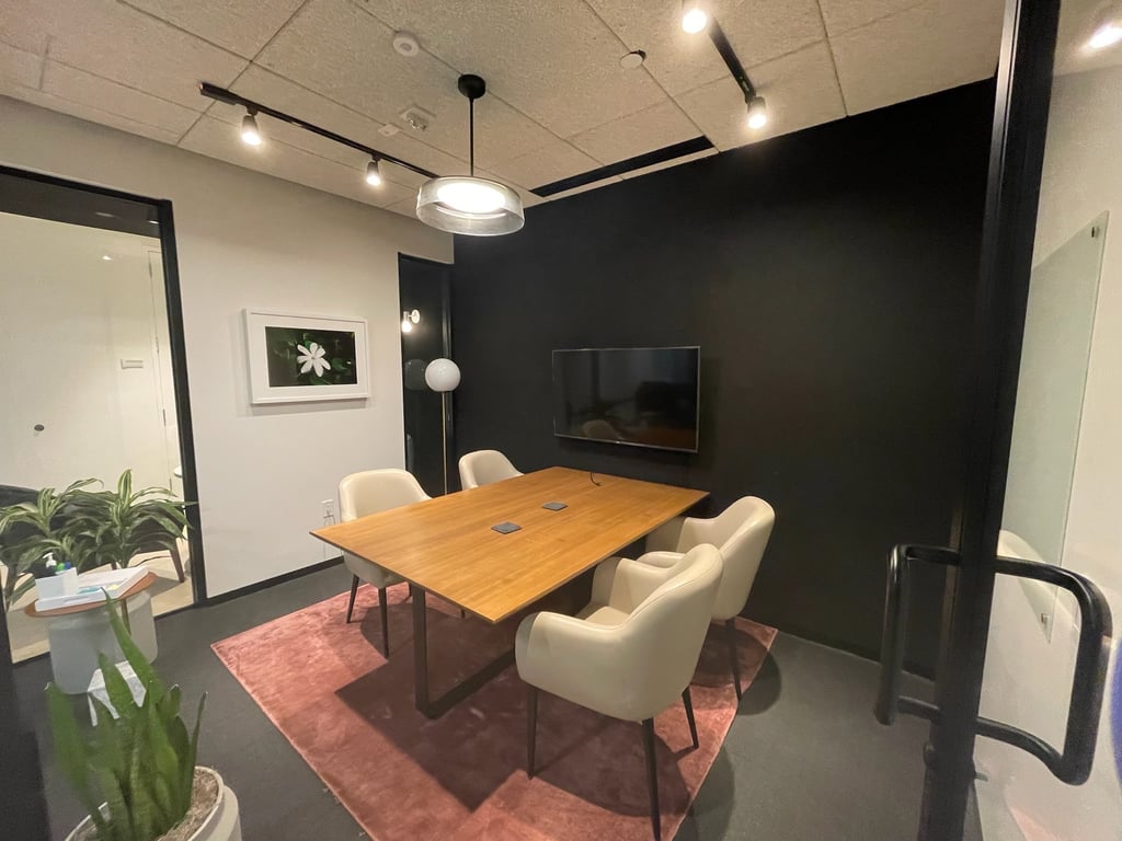 An interior shot of Conf Room L