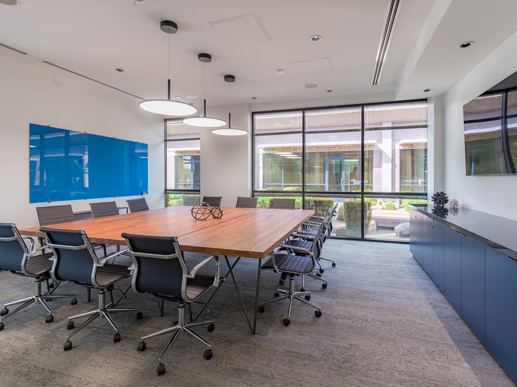An interior shot of Boardroom