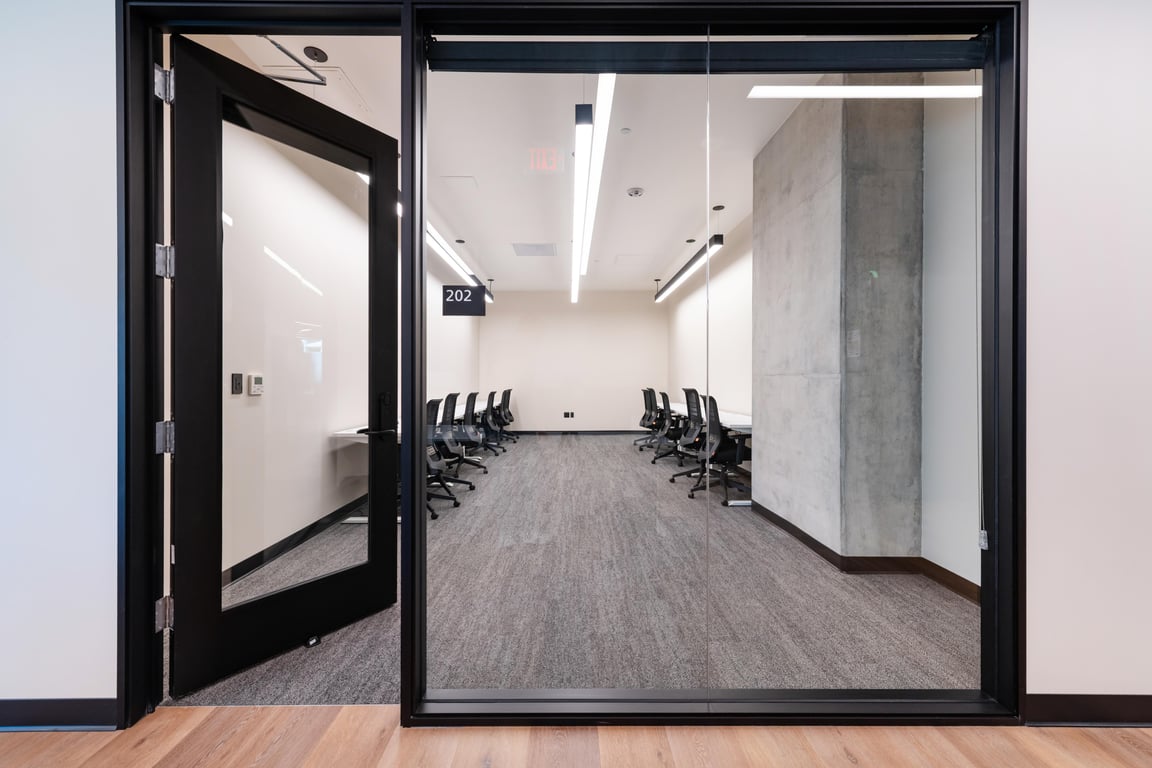 An interior shot of Suite 202 - D at STAK Space - Level 2
