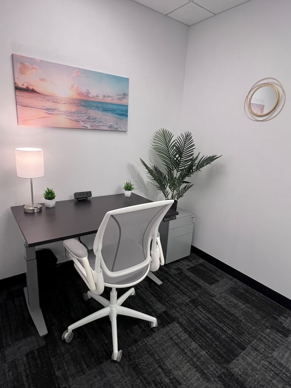 An interior shot of Dedicated Desk