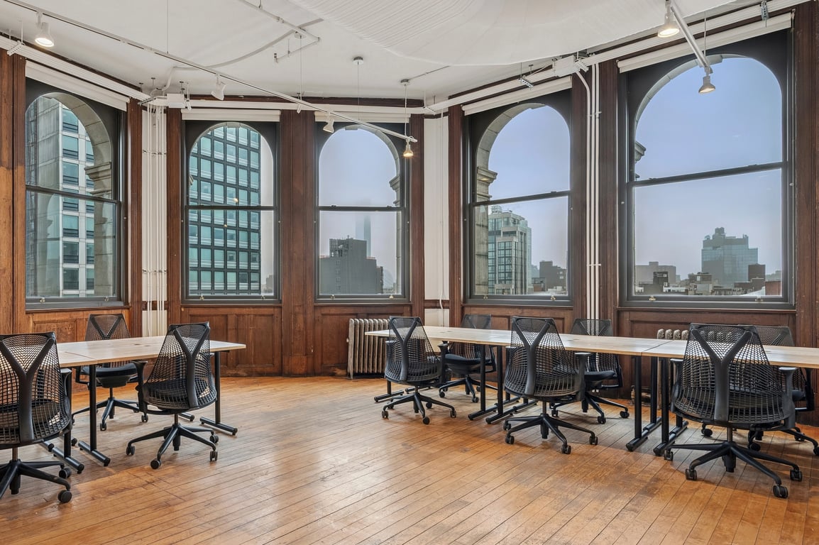 An interior shot of Industrious - Bowery