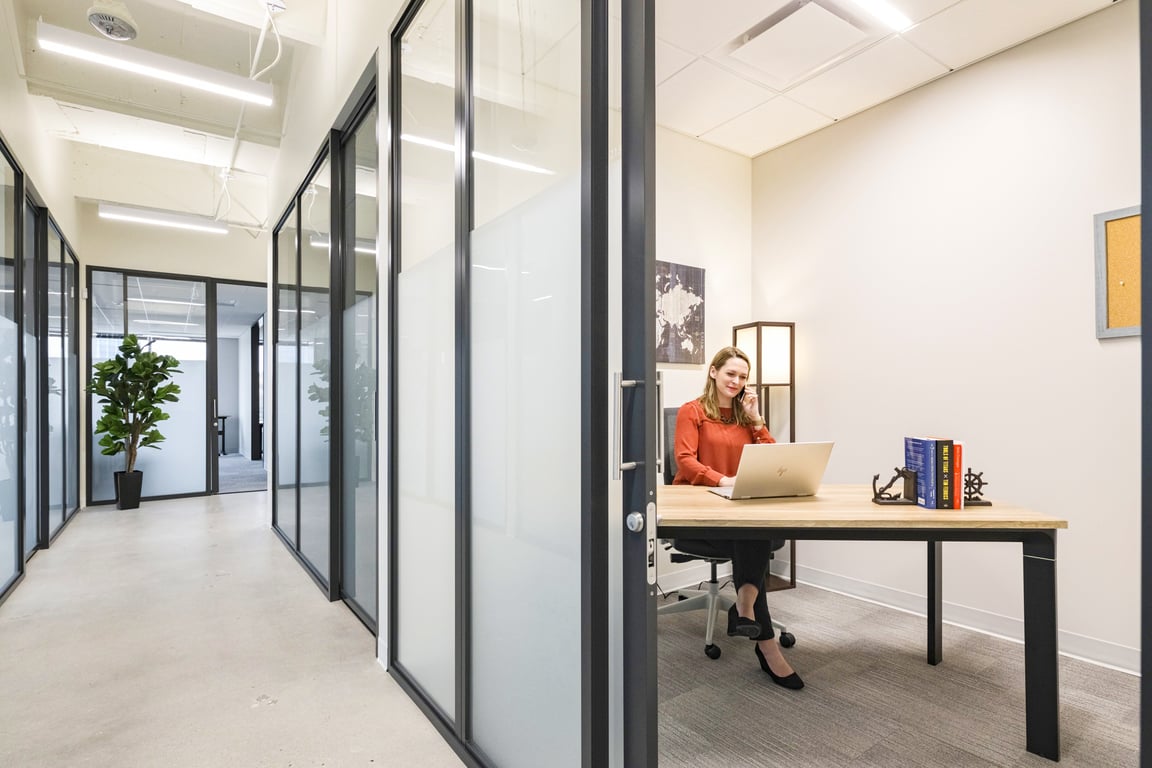 An interior shot of Private Day Office