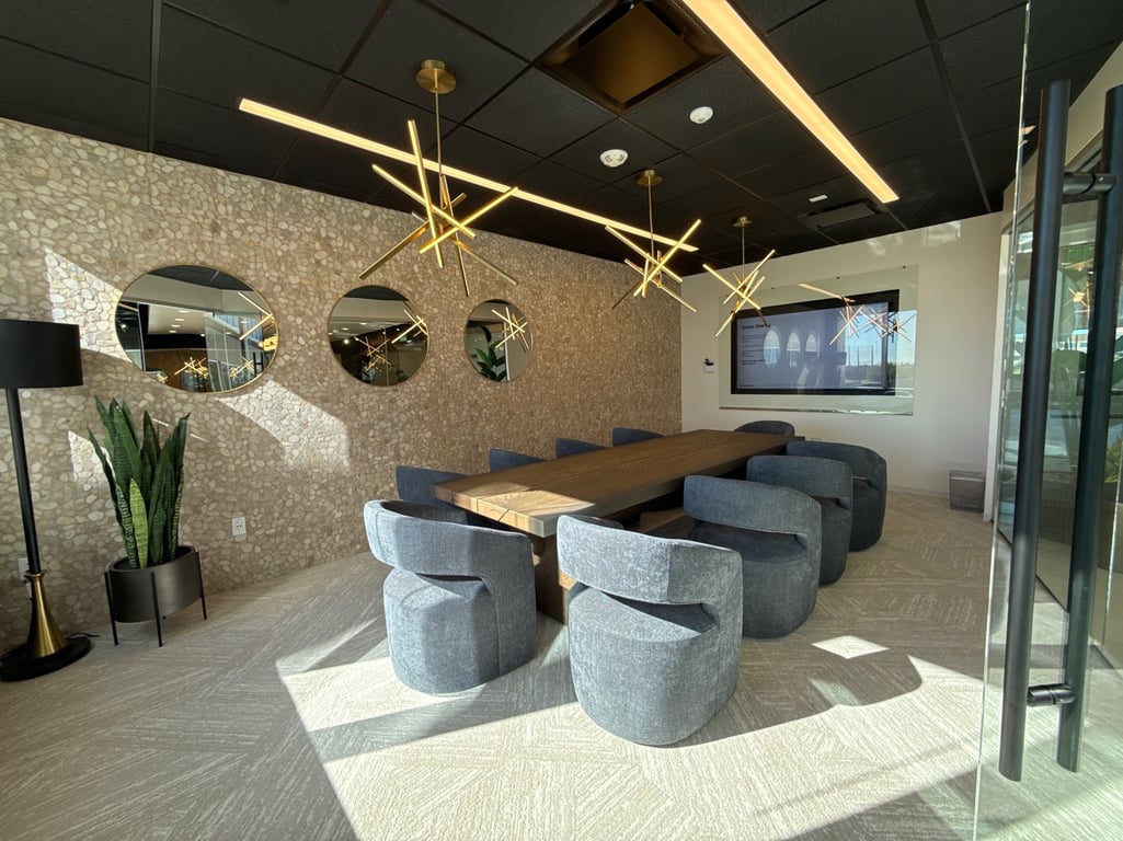 An interior shot of The Carnegie Boardroom