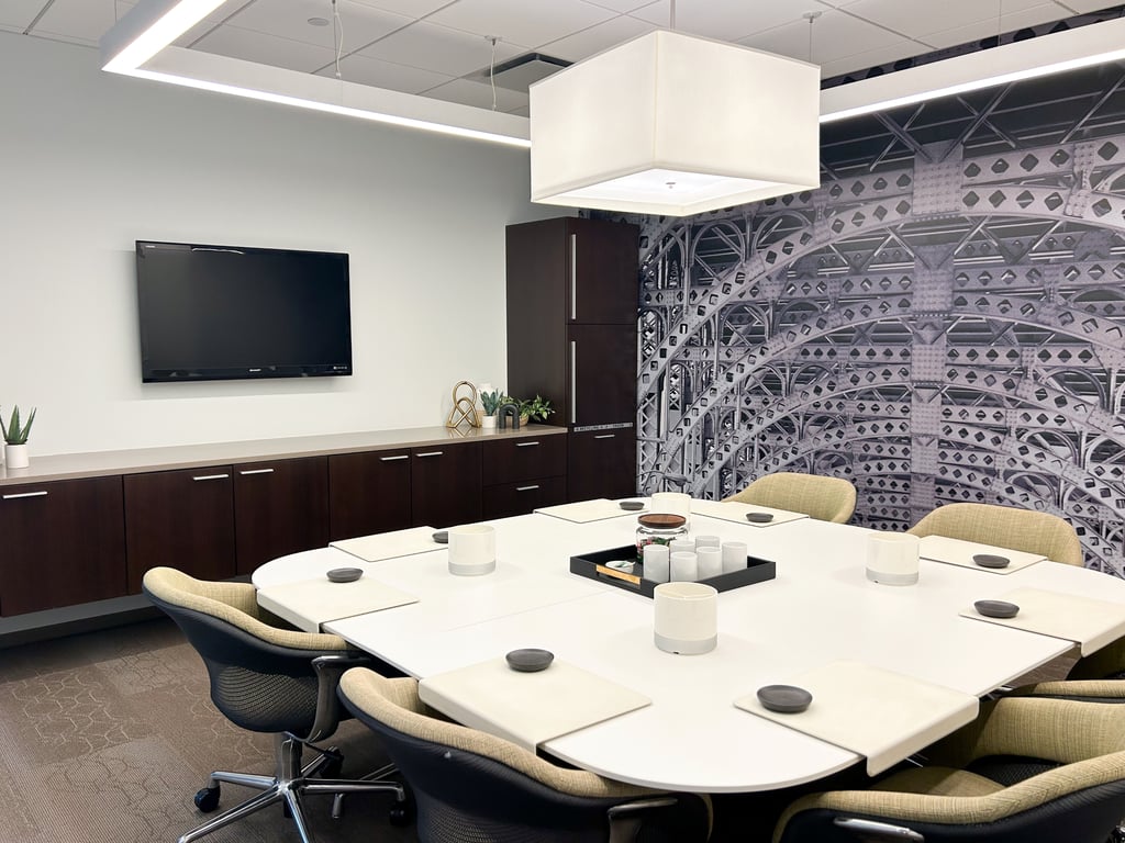 An interior shot of Huddle Room